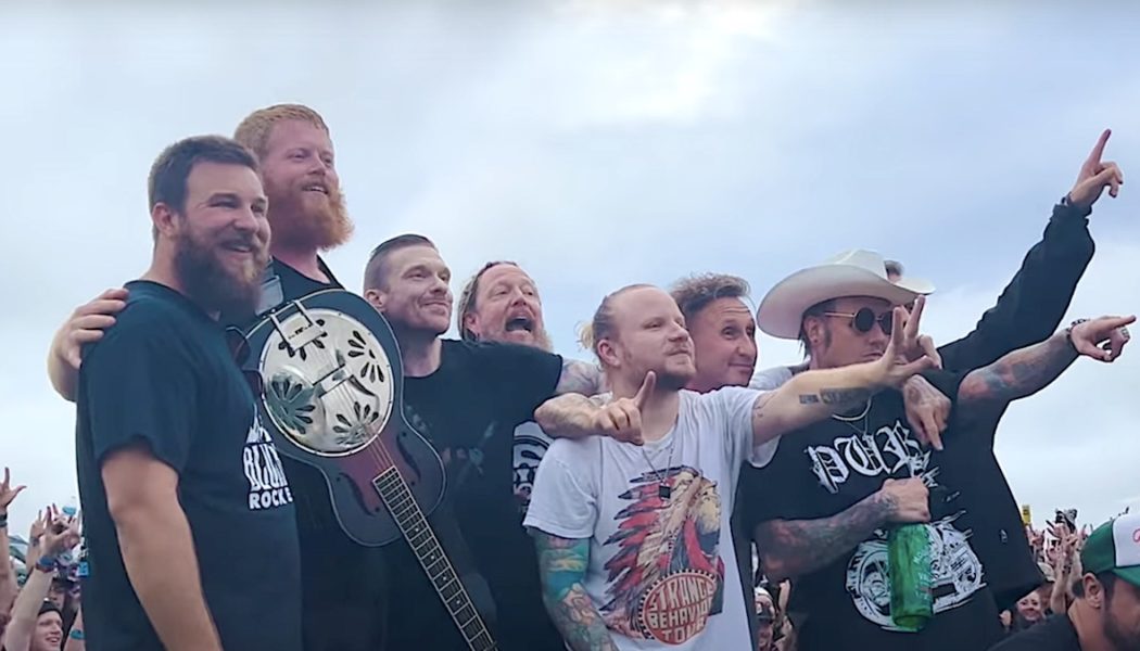 Oliver Anthony, Papa Roach, and Shinedown perform parking lot set at canceled Blue Ridge Rock Fest