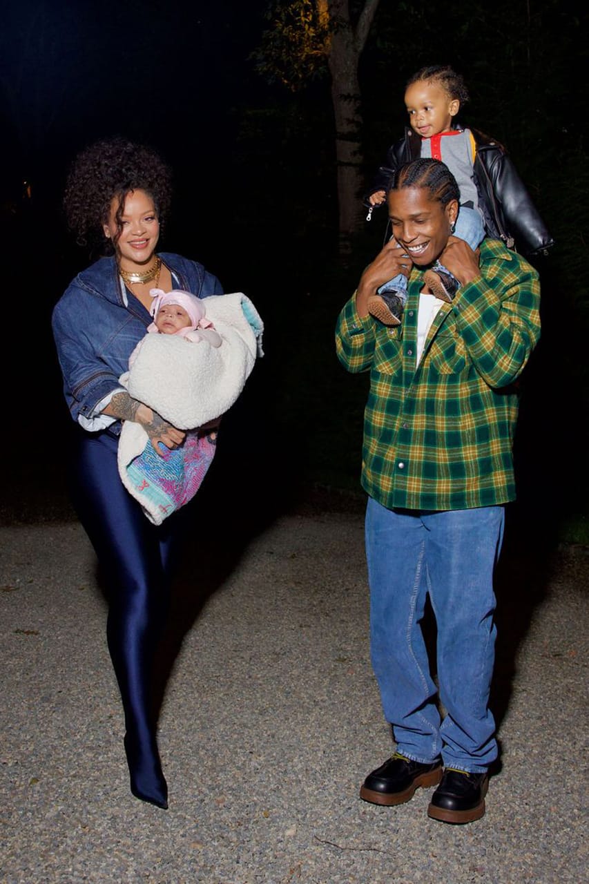 Rihanna and A$AP Rocky Drop First Flicks of Riot Rose Myers instagram rza photoshoot riot rose myers birth superbowl pregnant baby rakim new york met gala reveal pics 