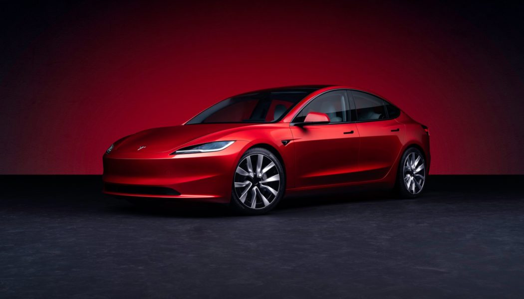 Tesla’s upgraded Model 3 has a new design, rear touchscreen, and range improvements