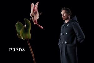 Benedict Cumberbatch fronting Prada fall 2023 ad campaign.