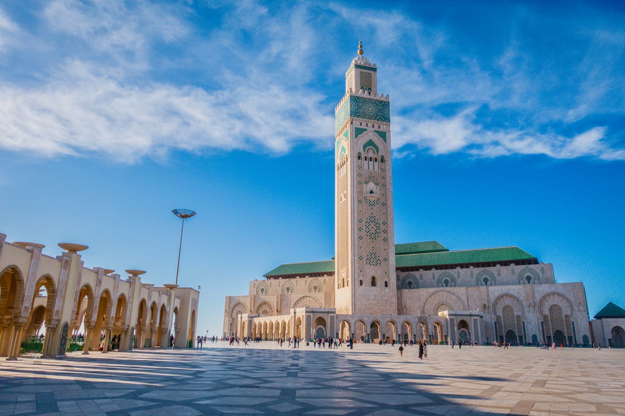 Northern cities such as Casablanca are unharmed.