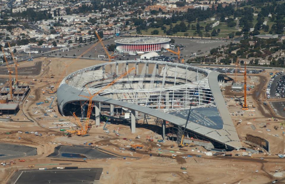 One of the stadiums in question. (Daniel Slim/AFP via Getty Images)