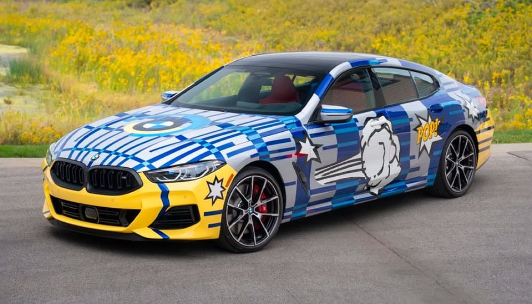 16-Mile Example BMW x Jeff Koons M850i xDrive Gran Coupe Heads to Auction