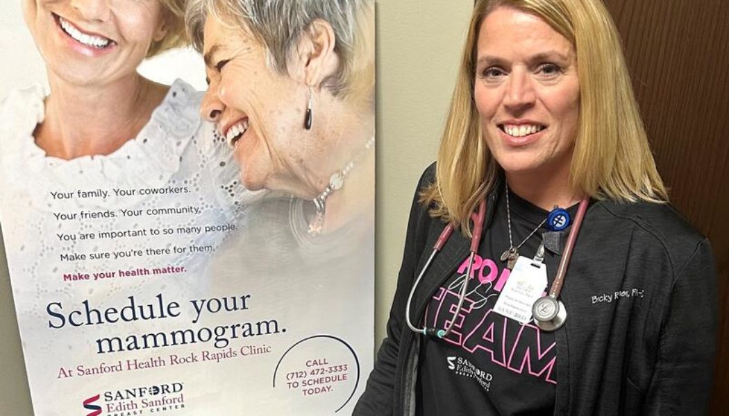 Annual mammogram catches cancer early for Sanford provider