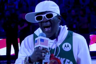 Flavor Flav sings national anthem at Milwaukee Bucks game