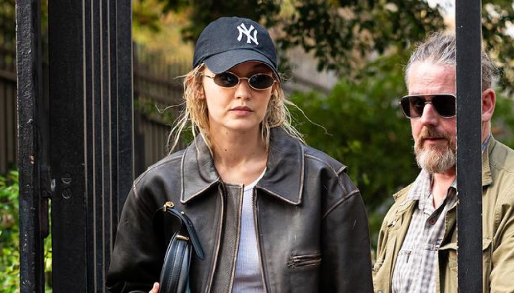 I'm Shocked That Gigi Hadid's Mango Leather Jacket Isn't Sold Out Yet