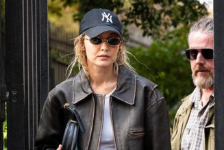 I'm Shocked That Gigi Hadid's Mango Leather Jacket Isn't Sold Out Yet