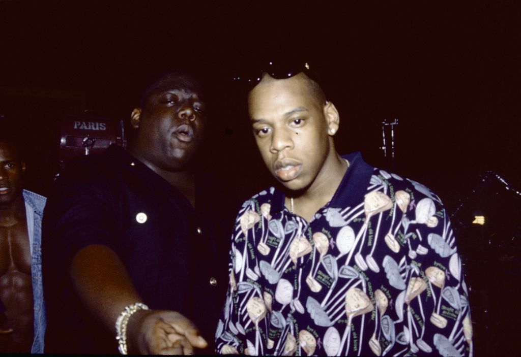 The Notorious BIG & Jay-Z At A Party