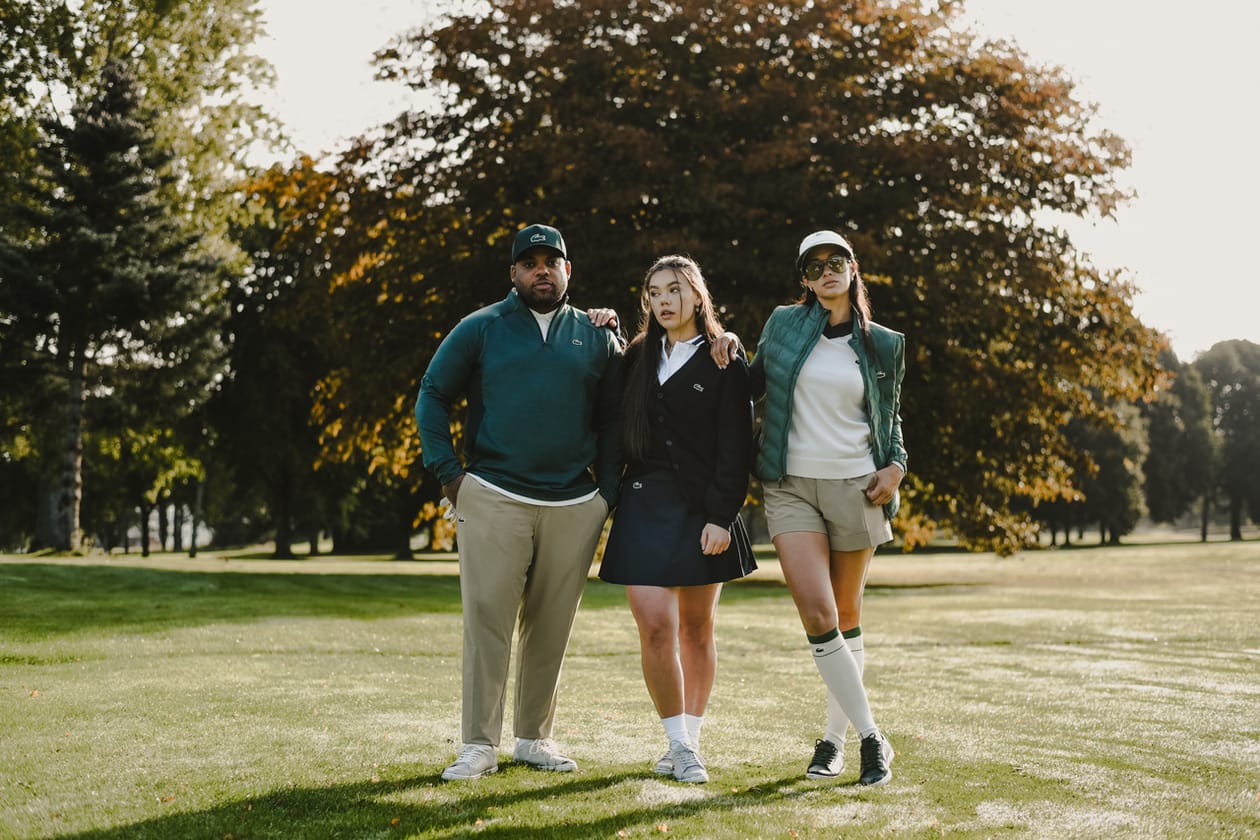 lacoste deauville ladies open de france le club golf fashion Celine Boutier Johanna Gustavsson Meghan Maclaren LPGA European Tour night scramble