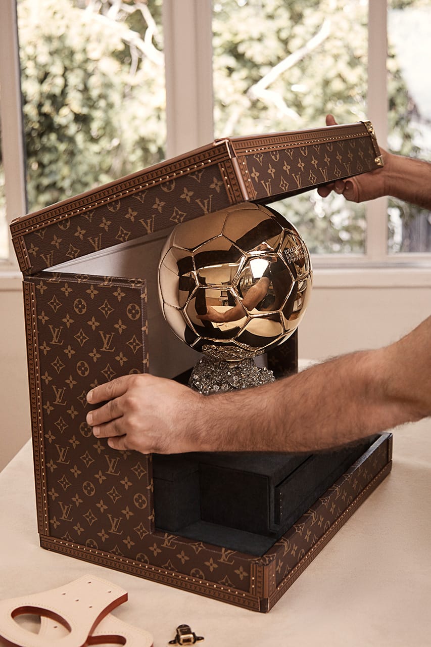 louis vuitton ballon dor trunk fifa football soccer monogram maison official partner