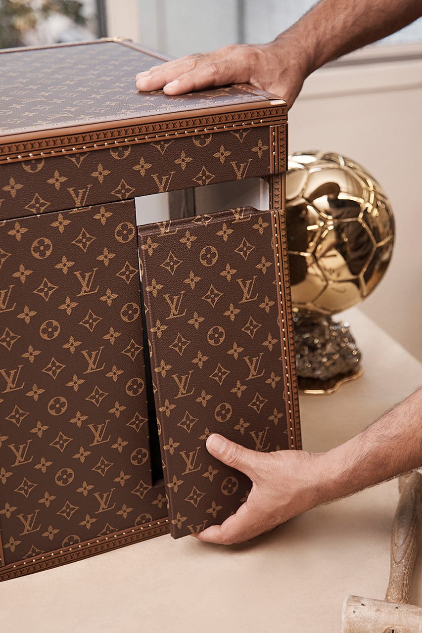 louis vuitton ballon dor trunk fifa football soccer monogram maison official partner