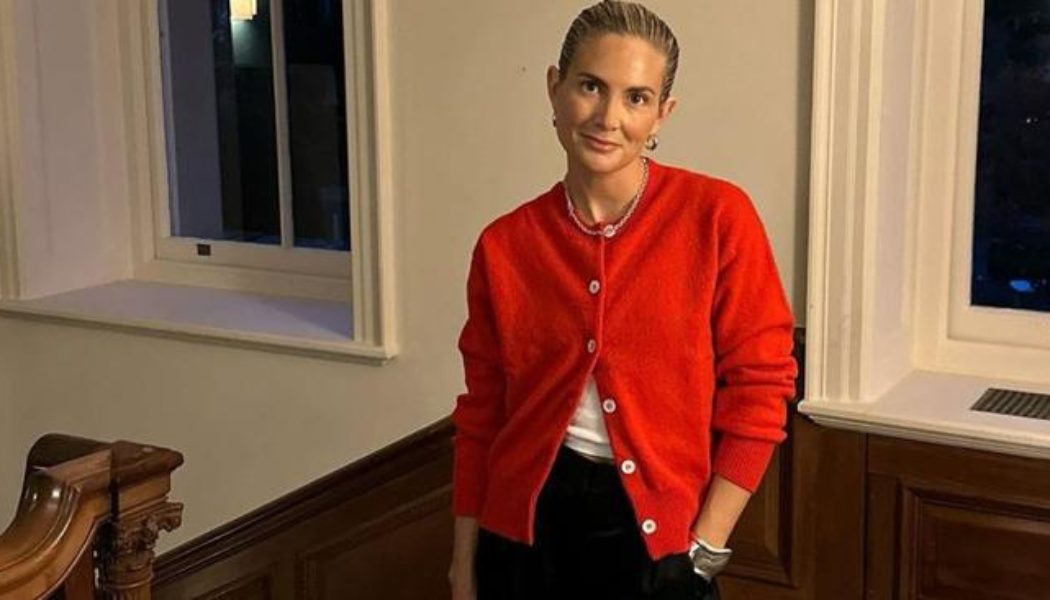 Suddenly, All of the Coolest People Are Wearing Red Cardigans