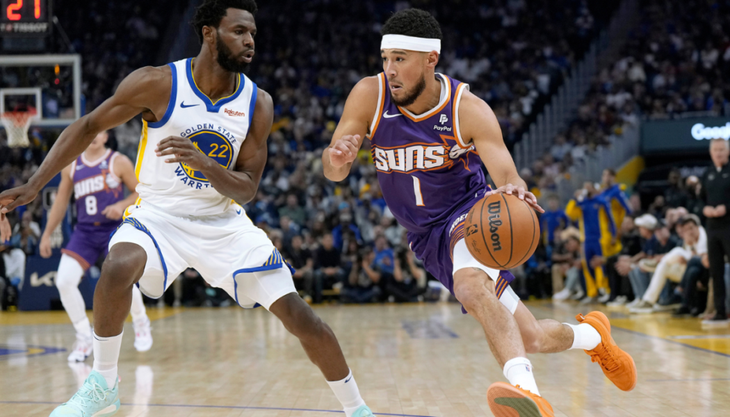 Suns vs. Warriors score: Devin Booker drops 32, shows playmaking chops as Phoenix wins on opening night