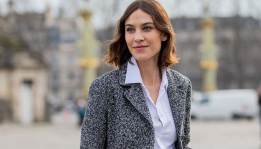 Alexa Chung Just Wore the Chic Scandi Coat Trend That's Now All Over London