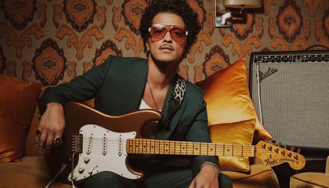 Bruno Mars Teams Up With Fender for Limited-Edition Stratocaster