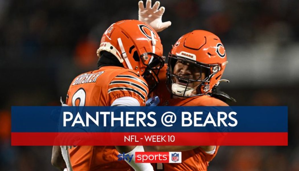 Carolina Panthers 13-16 Chicago Bears: D'Onta Foreman runs for touchdown as Bryce Young and Panthers struggle again