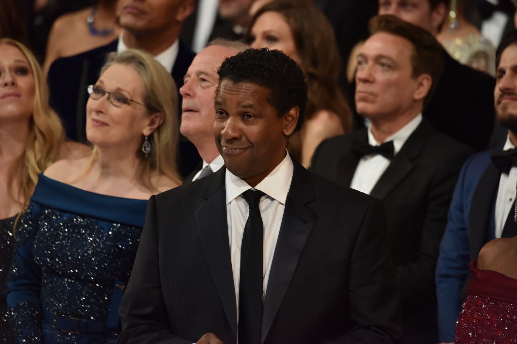 Backstage at the 2017 Academy Awards