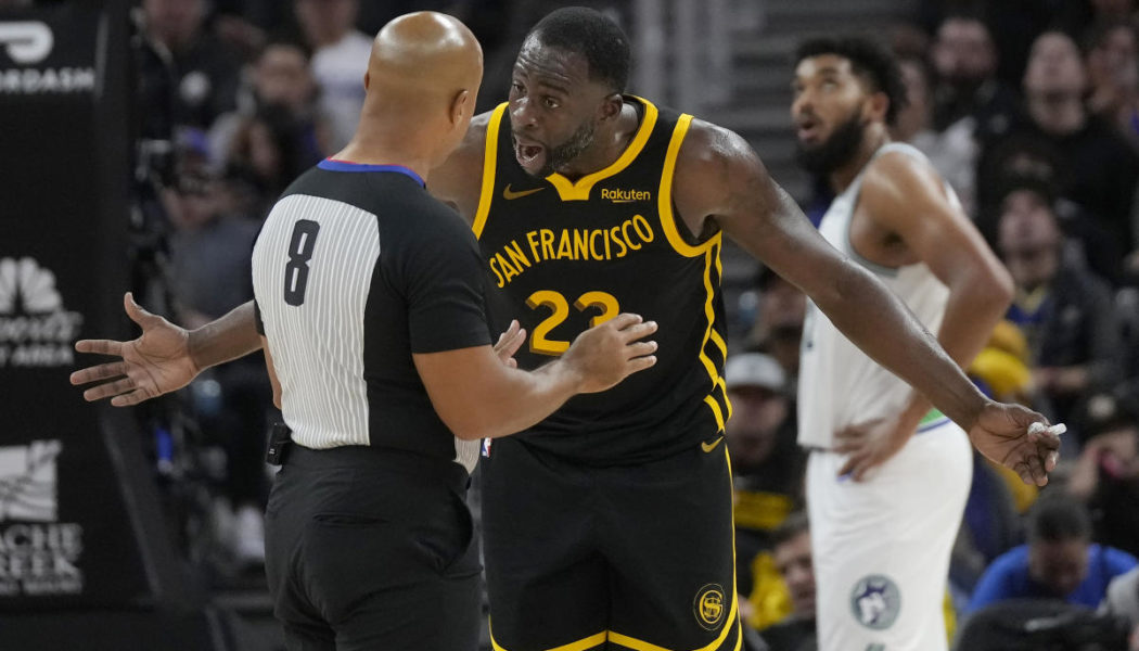 Draymond Green ejected for putting Rudy Gobert in chokehold during Timberwolves-Warriors brawl