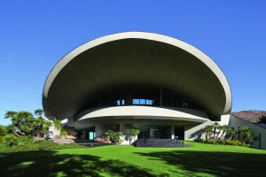 Bob Hope residence, designed by John Lautner. 2466 Southridge Dr, Palm Springts, CA 92264. Photographed for Ann Eysenring, Partners Trust.