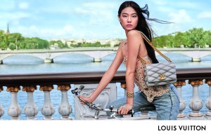 An image from the Louis Vuitton fall 2023 women's ad campaign