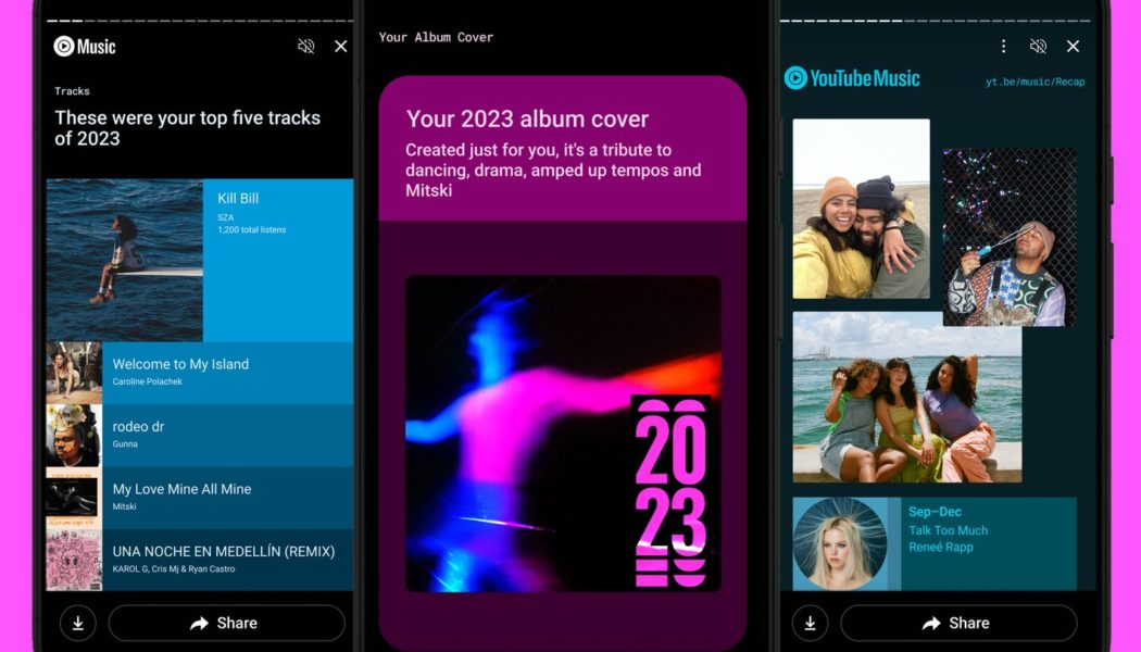 Explore Your 2023 Recap on YouTube Music