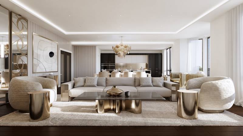 Inside the Armani Residences, Dubai. Photo: Luxhabitat