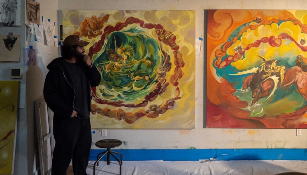 Hypeart Visits: Asif Hoque On Capturing Light in His Spiritual Oil Paintings