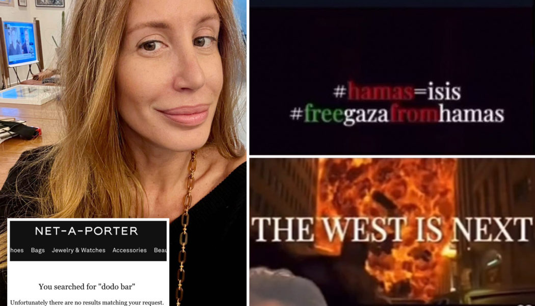 Israeli designer booted from luxury sites after comparing Hamas to ISIS