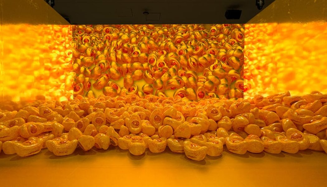 Jahan Loh Presents a Chamber of Inflatable Golden Ingots in His ‘Live Long & Prosper’ Exhibition With ACU