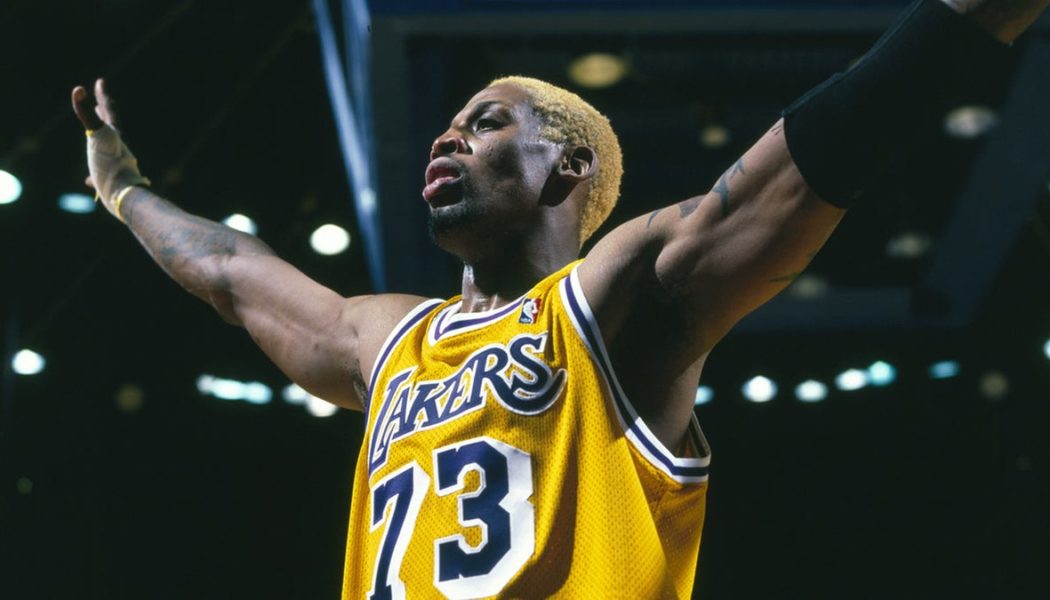 Lakers owner Jeanie Buss addresses Dennis Rodman's claim that the two briefly dated