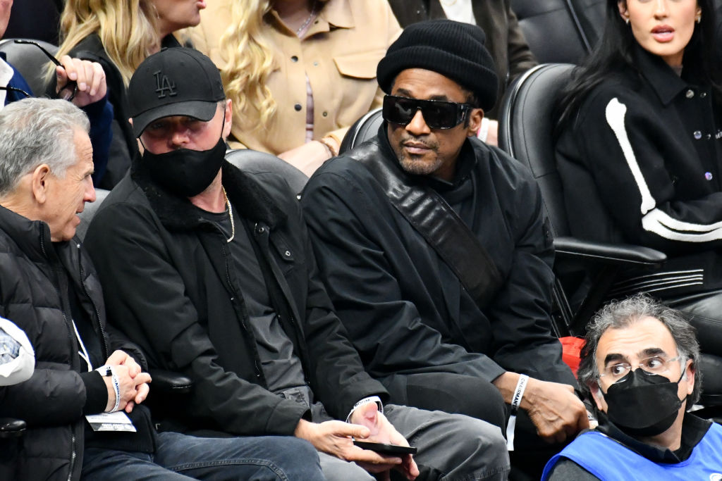 Celebrities At The Los Angeles Clippers Game