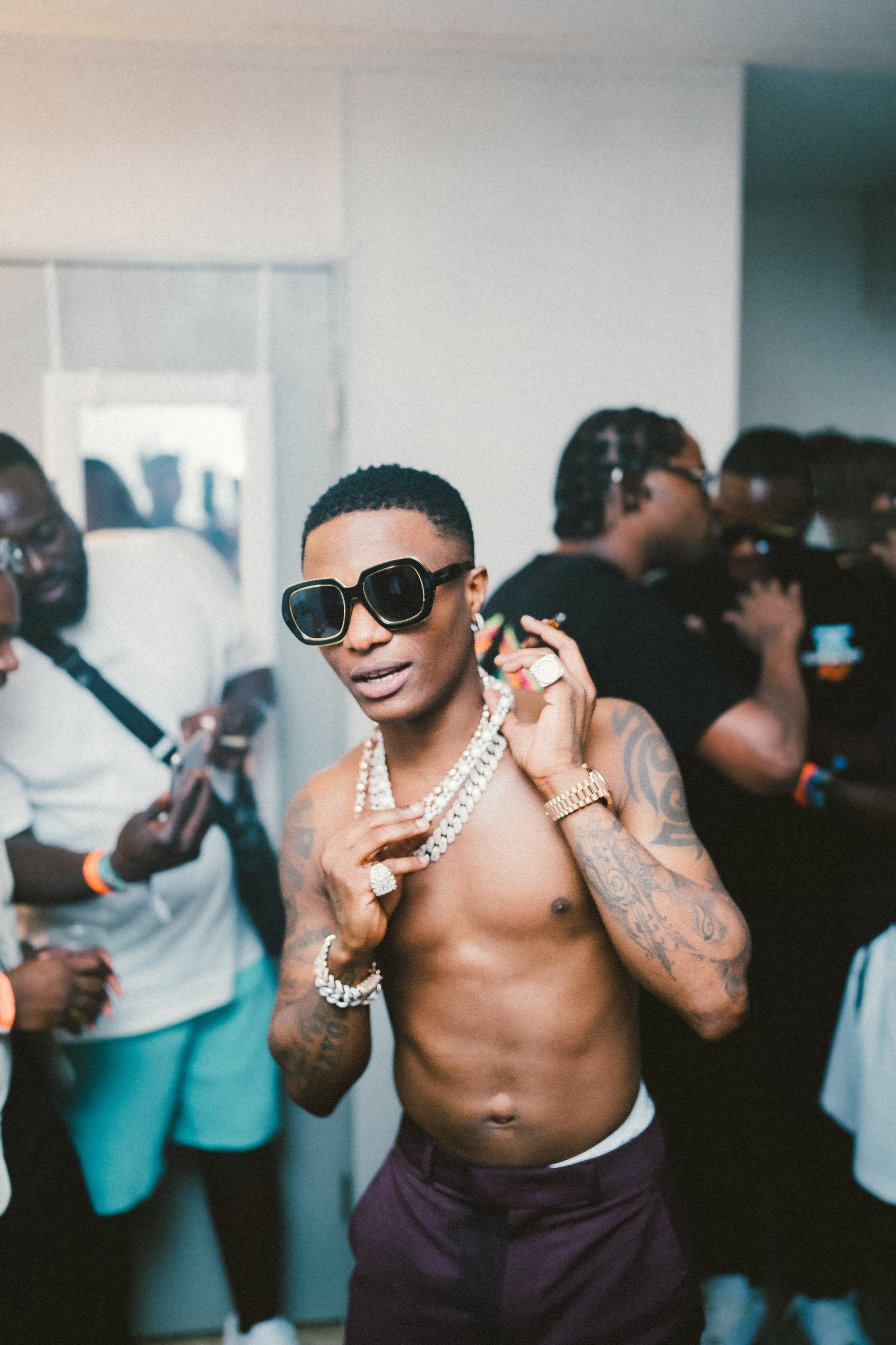 Wizkid on tour in Puerto Rico, March 2022.