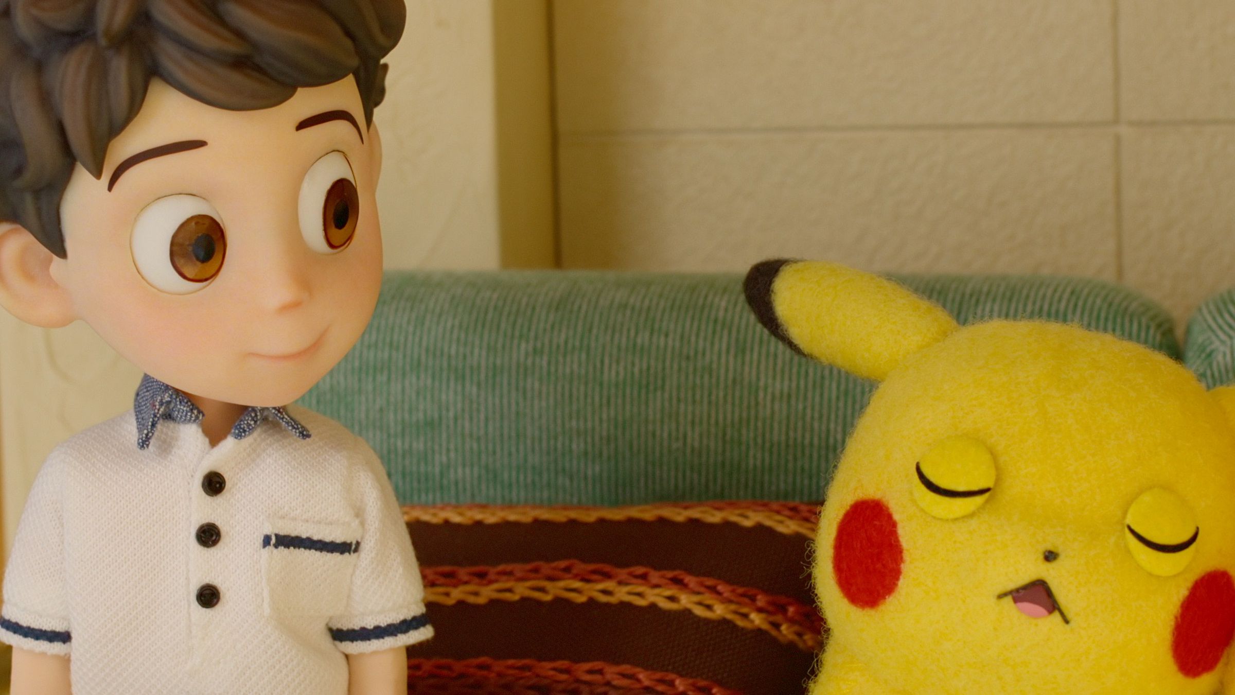 A still photo from the stop-motion animated Netflix series Pokémon Concierge.