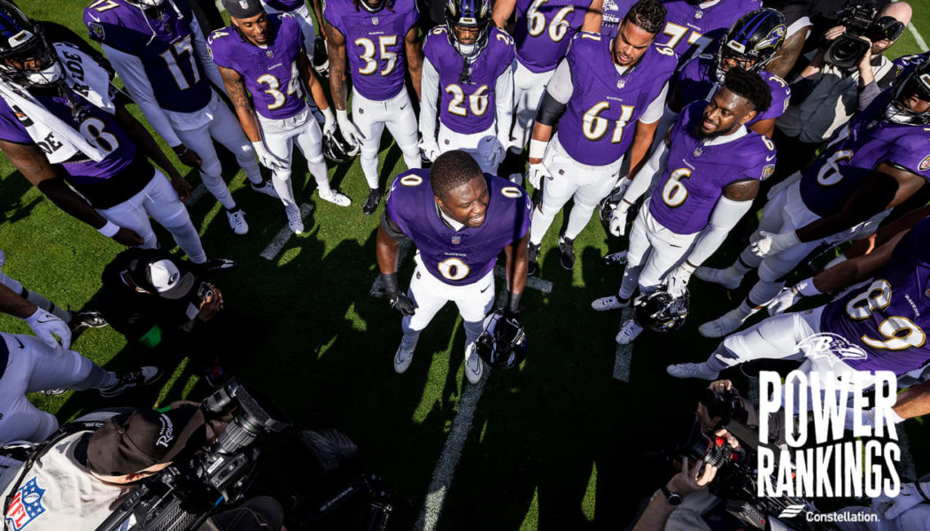 Power Rankings: Ravens Ascend to No. 1