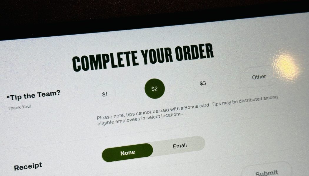 Pushy checkout screens are helping “tipflation”