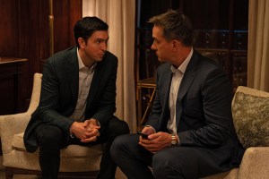 Nicholas Braun and Matthew Macfadyen in "Succession."