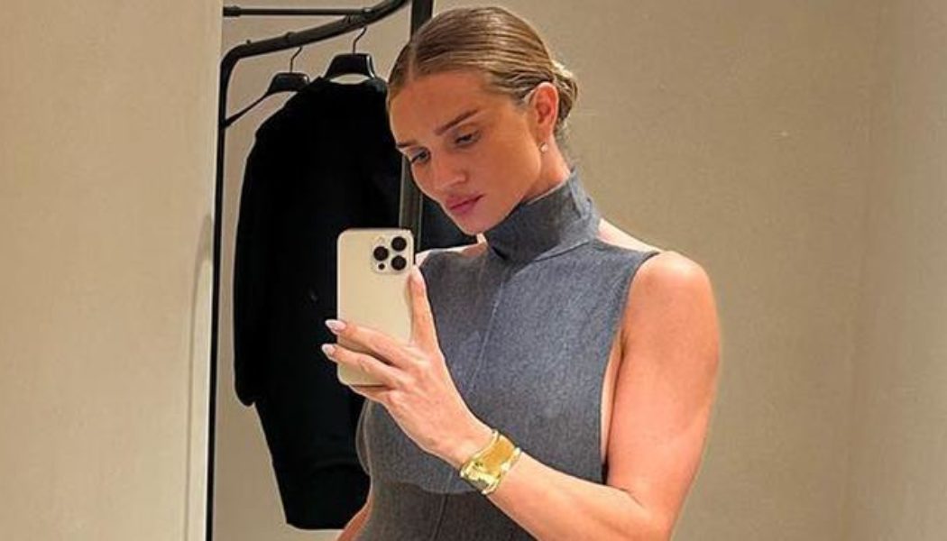 Rosie HW Just Wore the Chic Dress Trend That's All Over H&M and Zara