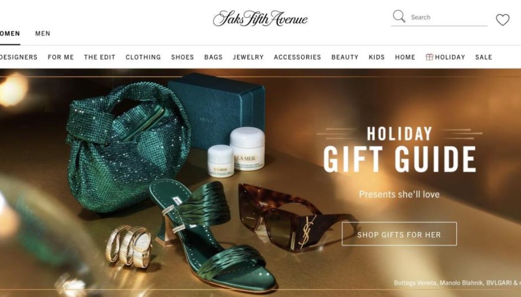 Saks Sees 75% of Luxe Shoppers Spending the Same or More This Holiday