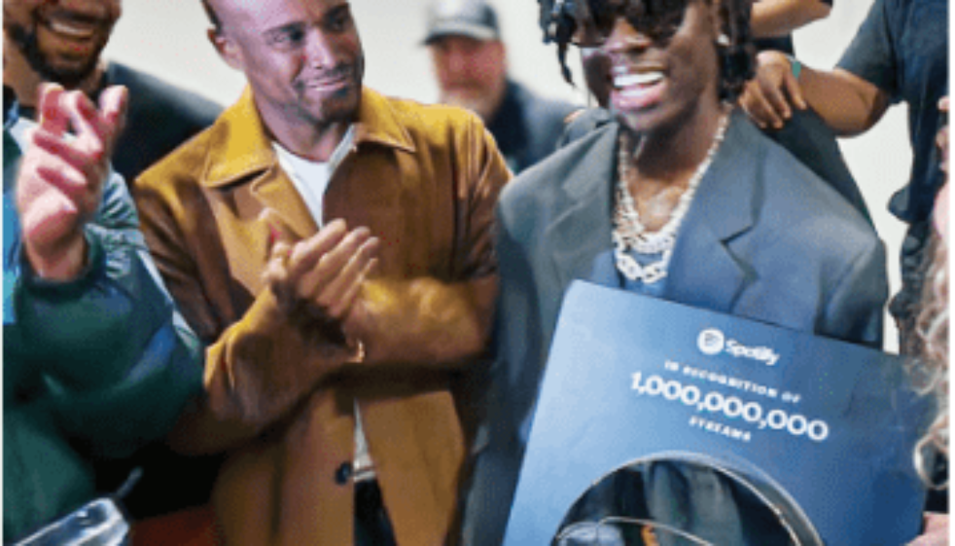 Spotify Honours Afrobeats Icon, Rema With 1 Billion Streams Plaque