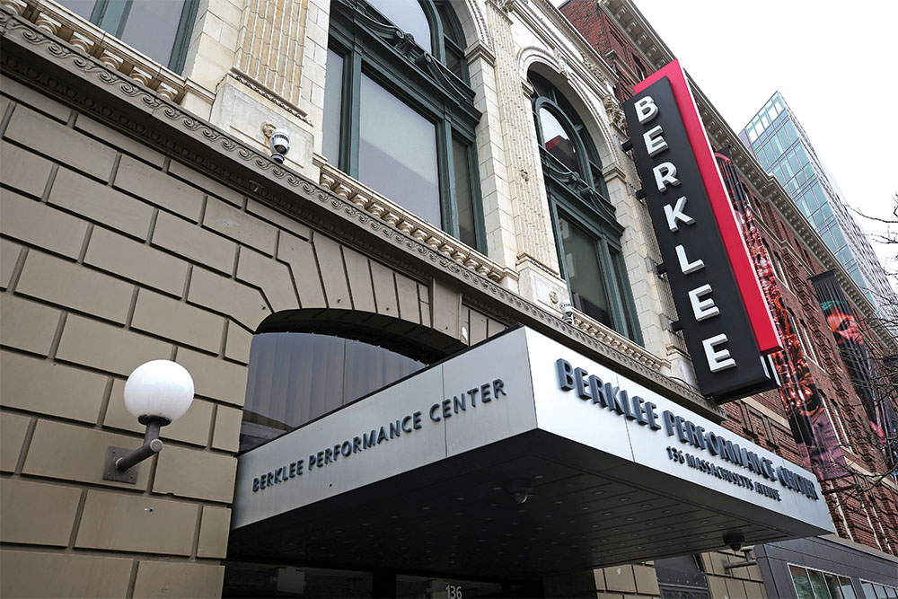 Berklee Performance Center at the Berklee College of Music.