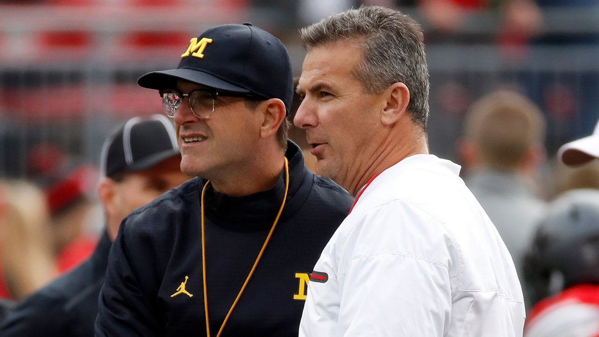 Jim Harbaugh and Urban Meyer