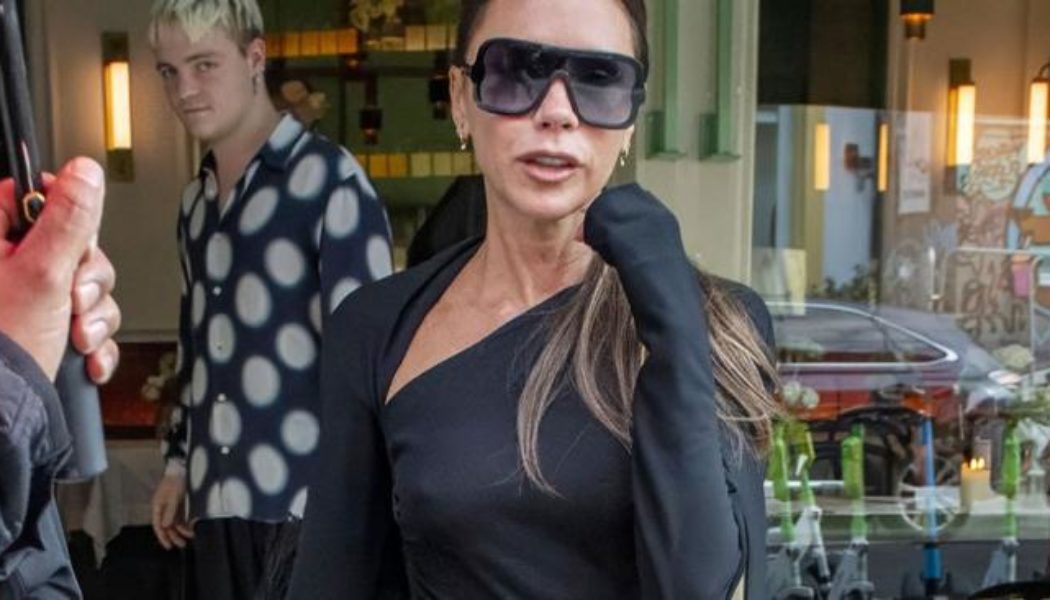 Victoria Beckham Just Wore the Dress Trend That's All Over H&M and Zara