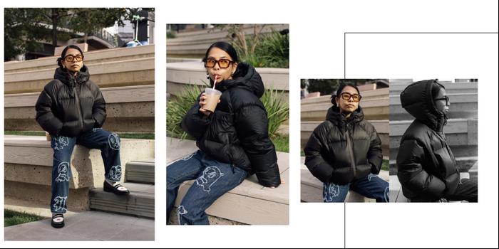 best winter coats 2023: arket puffer coat