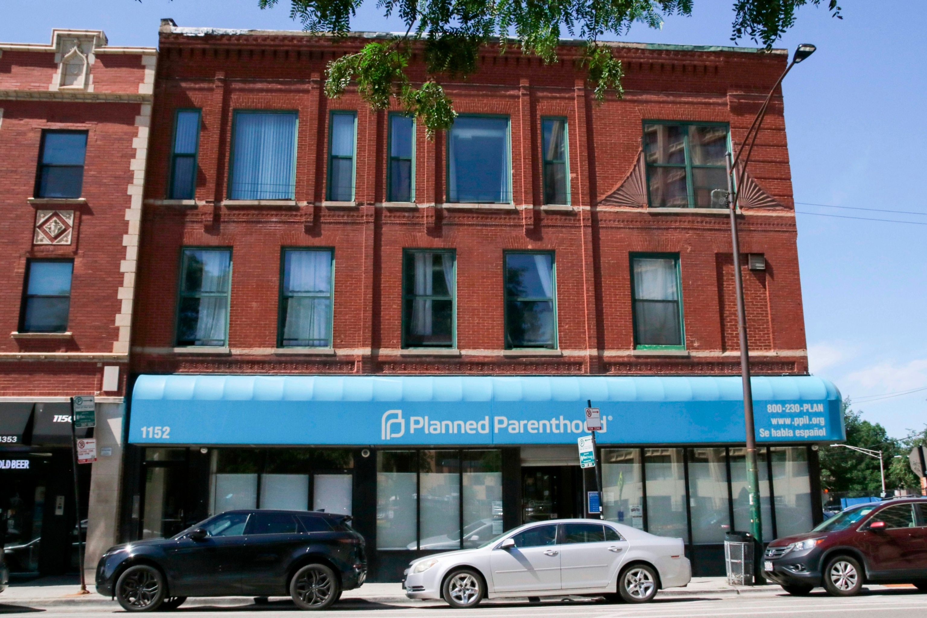 PHOTO: A Planned Parenthood is open for business in the Bucktown neighborhood in Chicago on July 22, 2022. 