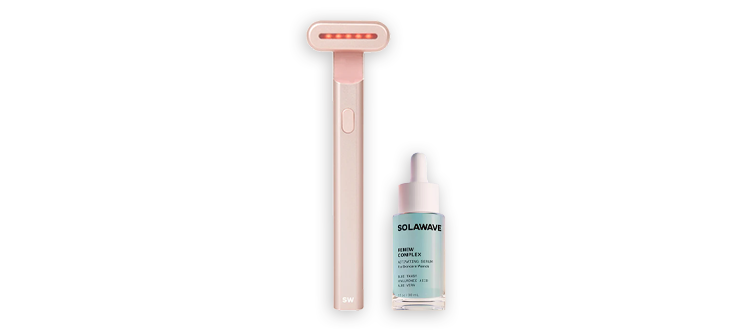 Solawave 4-in-1 Advanced Skincare Wand and Serum Kit