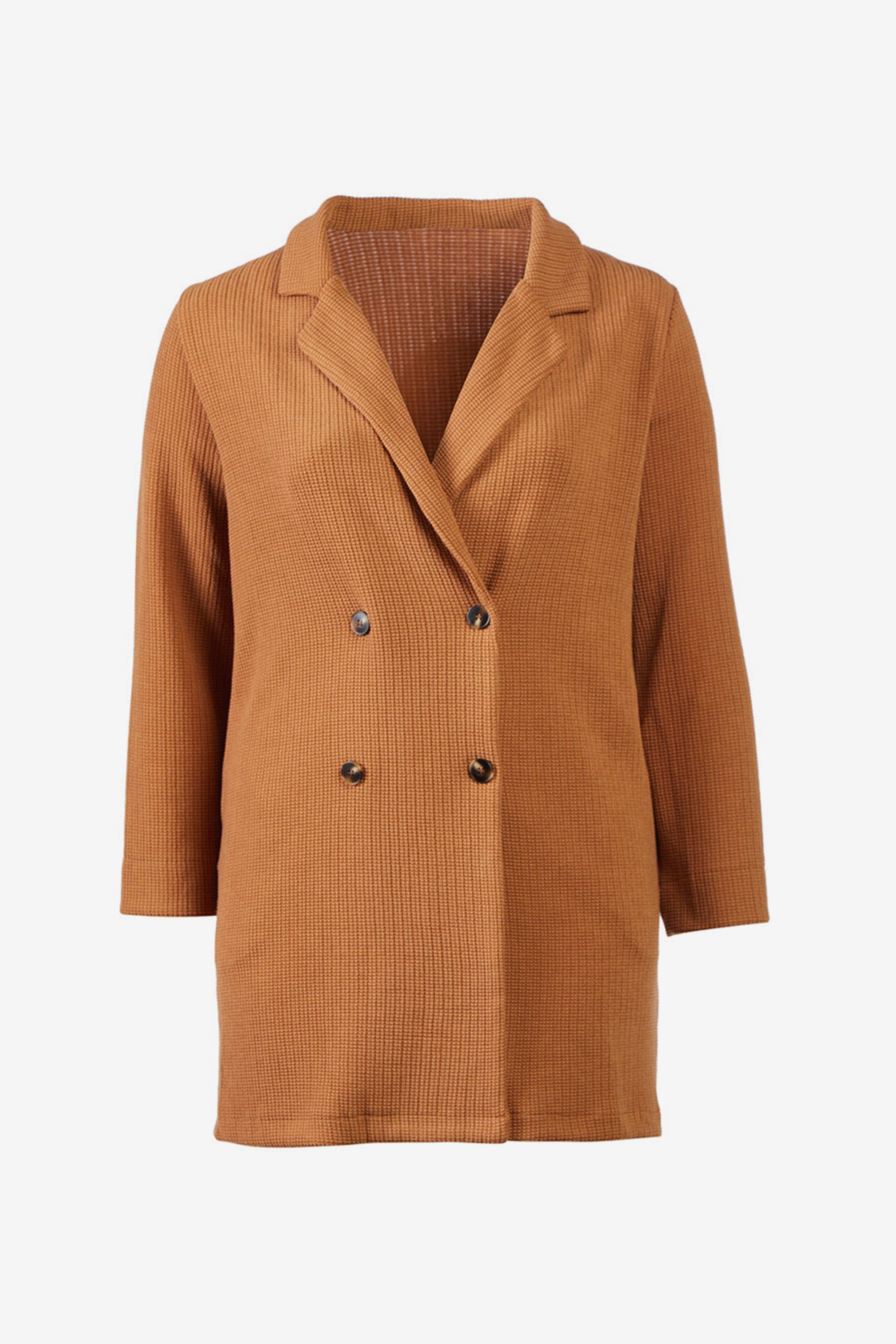 Camel Lapel Coat