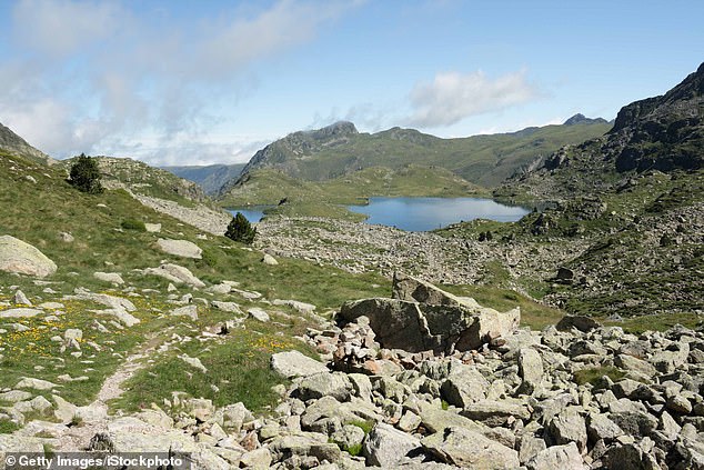 And last week, Alex decided flee the 'spiritual community' and his mother and grandfather in the rural foothills of the French Pyrenees (file image)