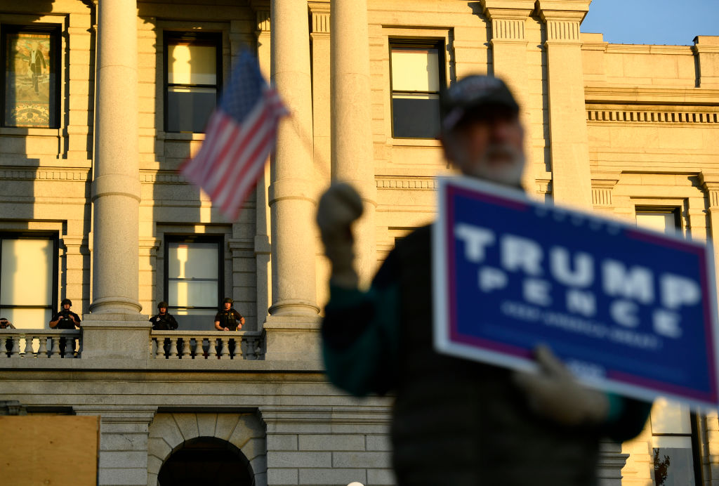 Protests over Presidential electoral college count