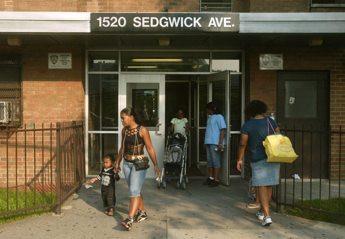 NEW YORK - AUGUST 16:  Community center in ground floor of apartment building 1520 Sedgwick Avenue is recognized as official birthplace of Hip Hop on August 16, 2007 in Bronx Borough of New York City. Reportedly, it was Clive DJ Kool Herc Campbell who started mixing funk and soul in the community room of the building around 1973. The legendary rent-controlled building is planned to be converted into market-rate housing, a decision that provoked a lot of controversy from affordable housing campaigners, who hope to give the birthplace of hip hop a landmark status and continue to maintain it as an affordable housing for its long-term residents. (Photo by Peter Kramer/Getty Images)