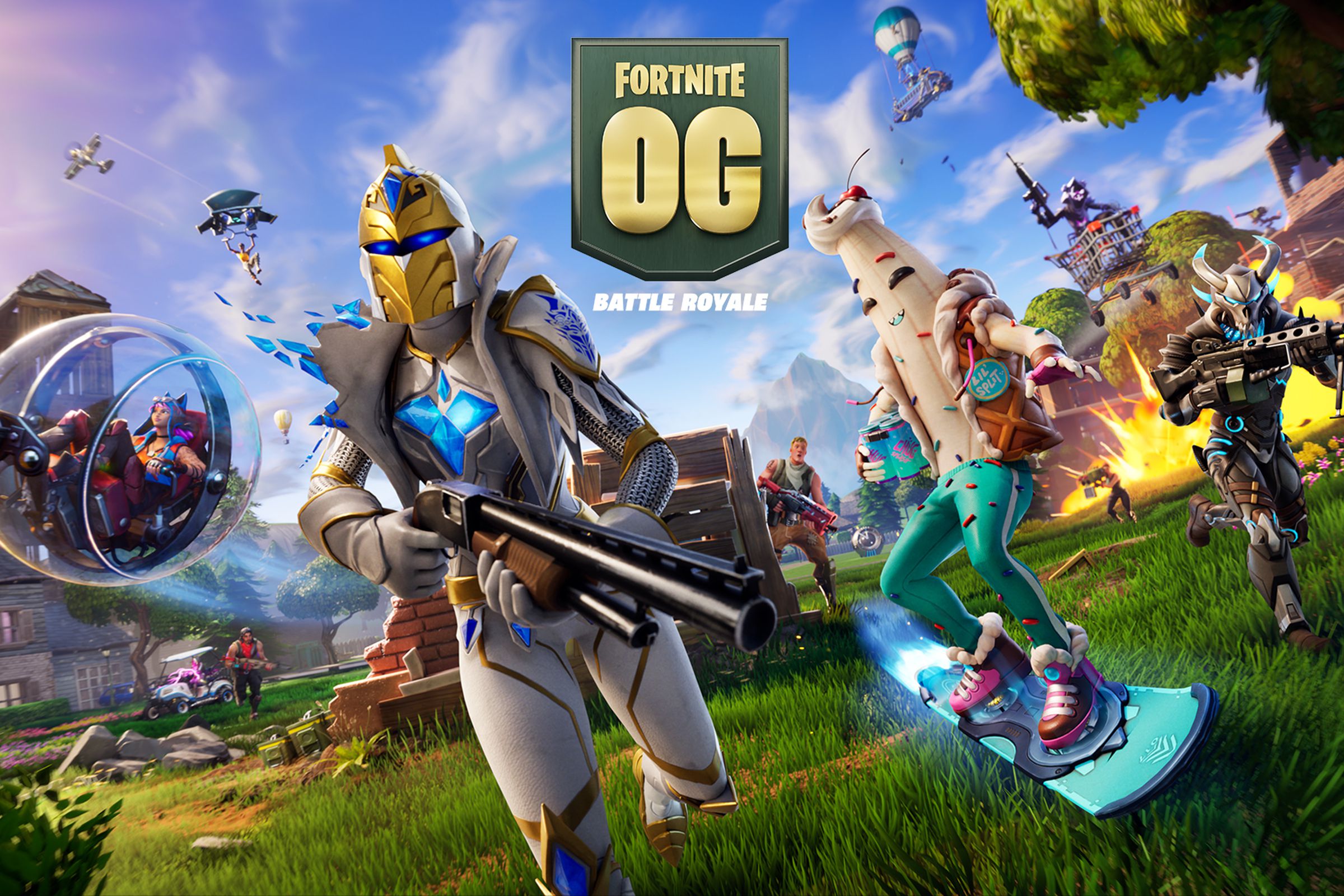 Art for the Fortnite OG season of Fortnite.